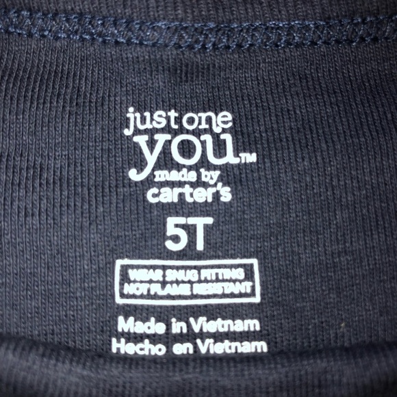 Girls Carters Just One You Fitted Pajamas Set NWOT - Picture 4 of 6